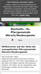 Mobile Screenshot of ev-kirche-moersch.de