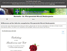 Tablet Screenshot of ev-kirche-moersch.de